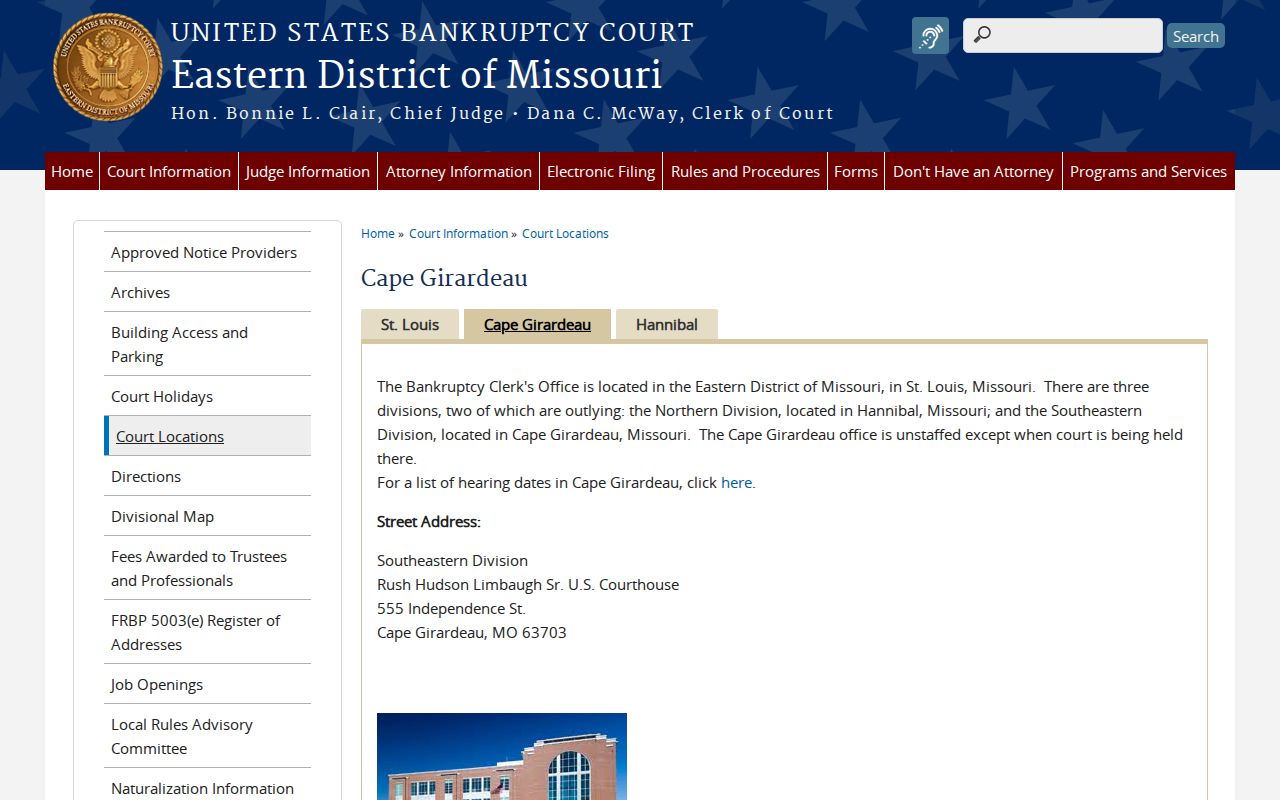 Ste. Genevieve County court records context for federal bankruptcy records