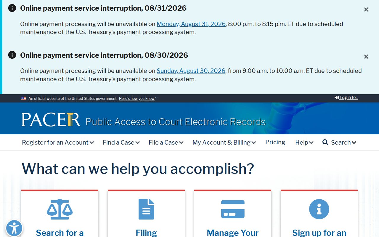 Ste. Genevieve County court records context with PACER federal search access